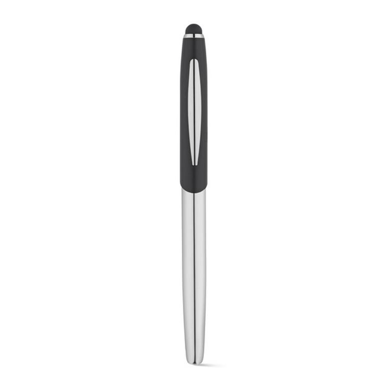 Conjunto de caneta touch roller e esferográfica personalizado