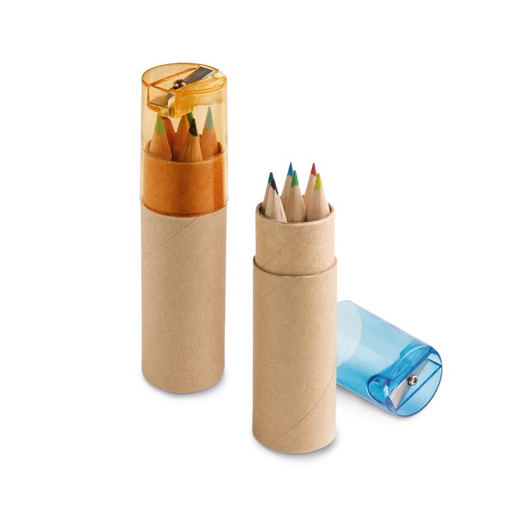 Conjunto mini lápis de cor personalizado
