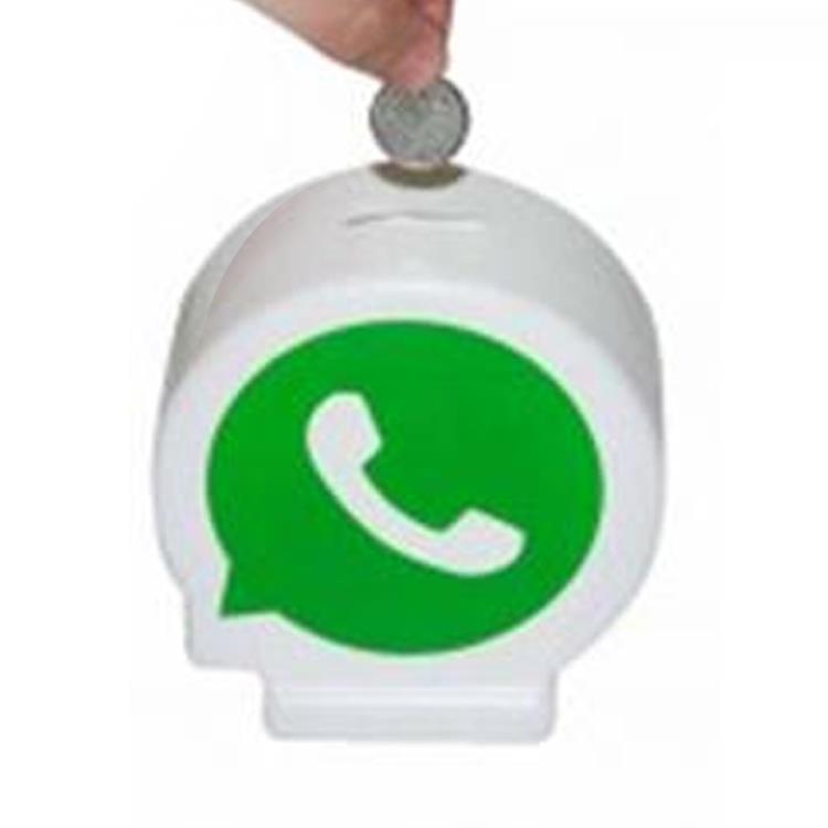 Cofre formato símbolo whatsapp personalizado