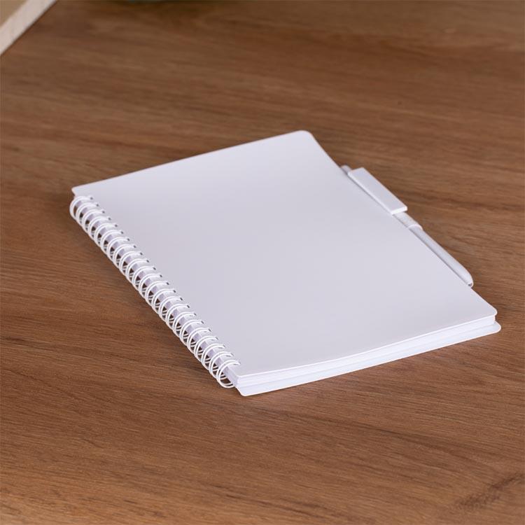 Caderno com caneta personalizado Kit Boas-Vindas