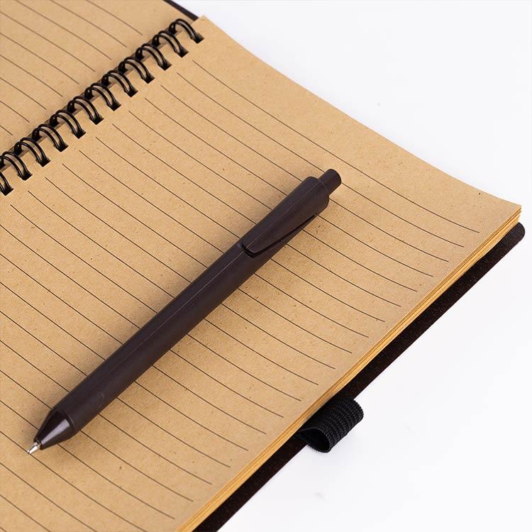 Caderno com caneta personalizado