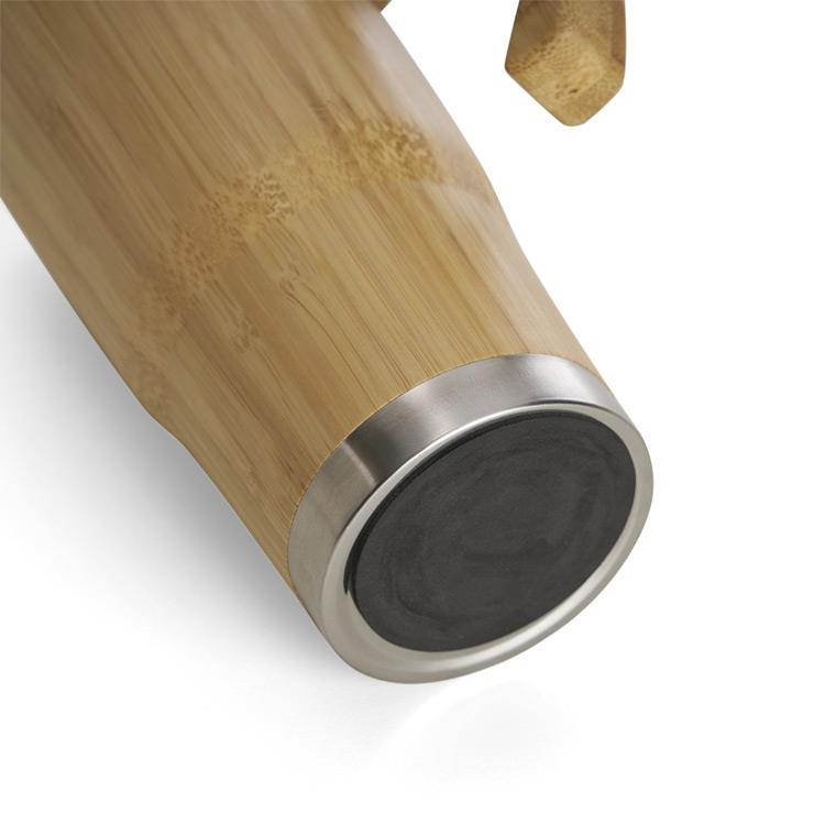 Caneca em bambu 500ml com alça personalizada