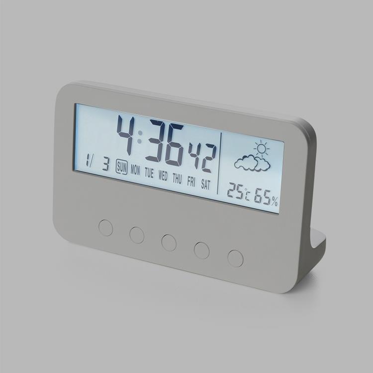 Relógio de mesa personalizado digital e com alarme