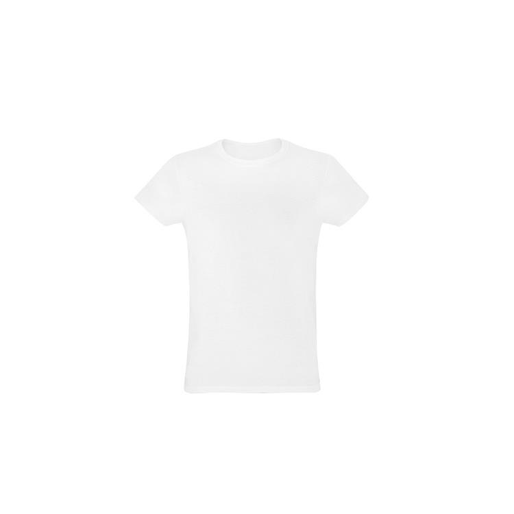 Camiseta branca personalizada unissex em algodão