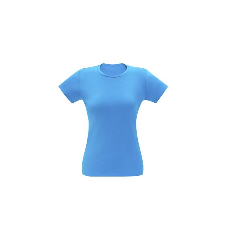 Camiseta feminina em algodão personalizada fio penteado