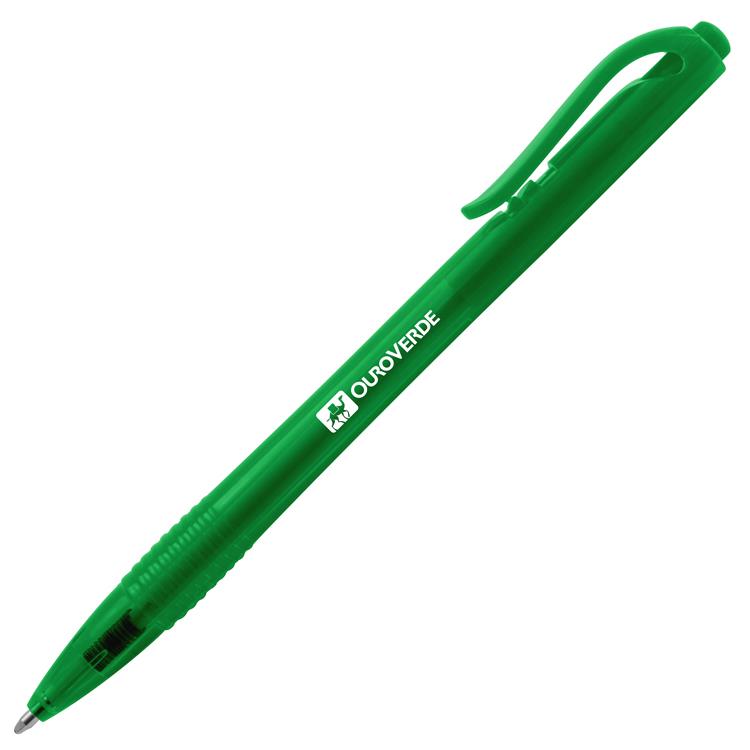 Caneta plástica personalizada - CP0022