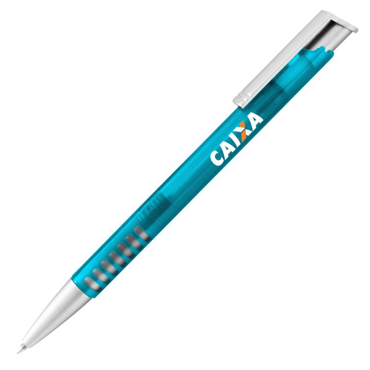 Caneta plástica personalizada - CP0201