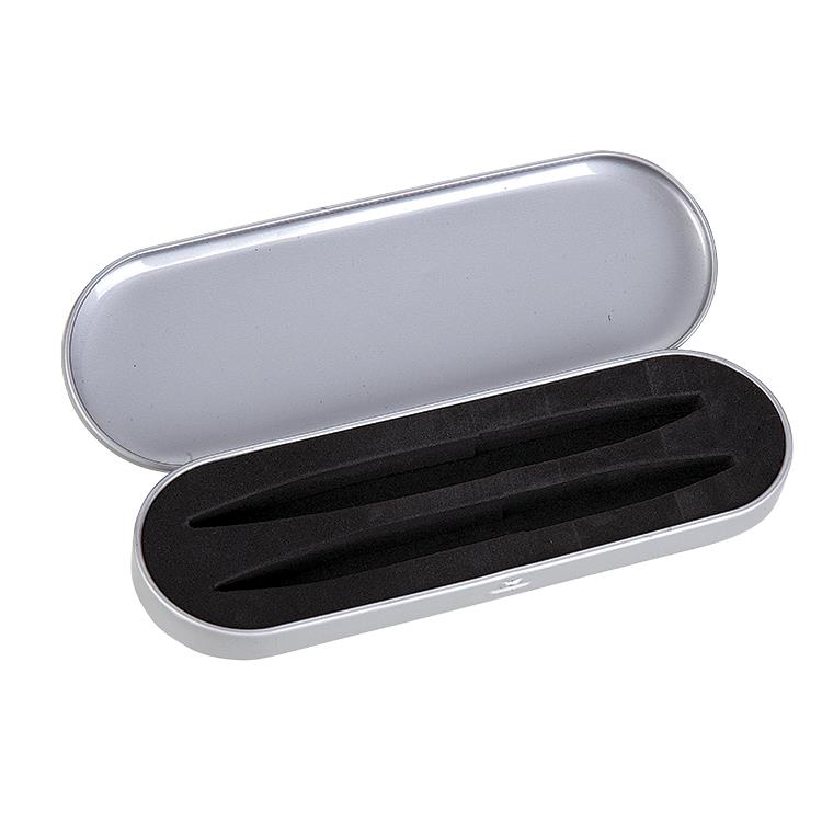 Estojo de alumínio para 2 canetas personalizado - EST006