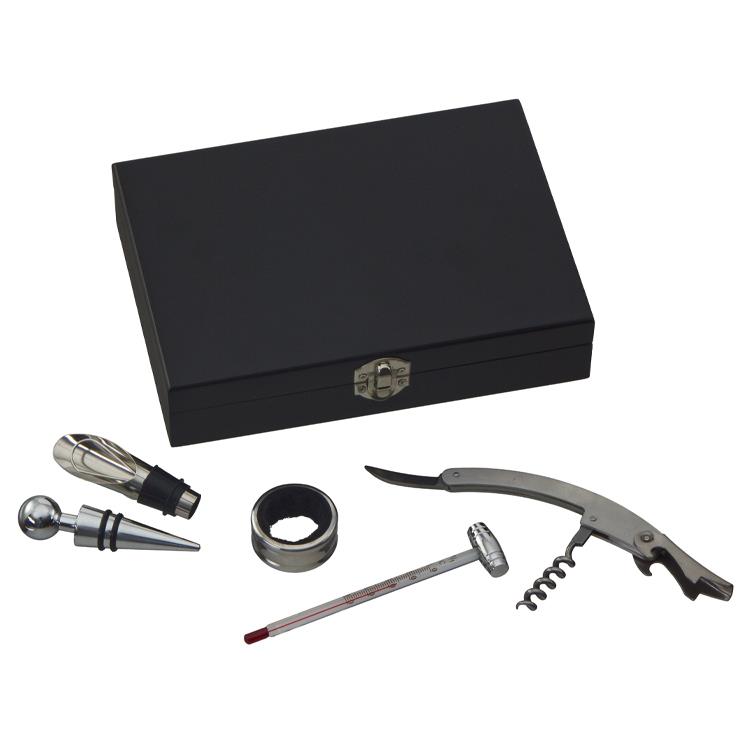 Kit vinho com 05 acessórios personalizado