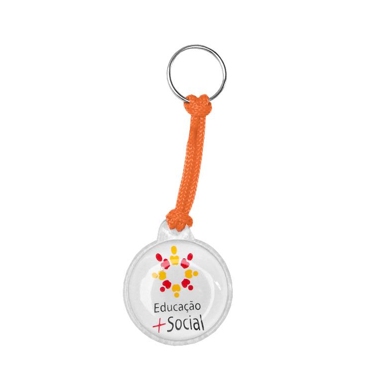 Chaveiro com gel personalizado - CHV570