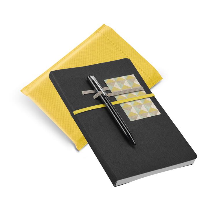 Caderno tipo moleskine personalizado - PRC054