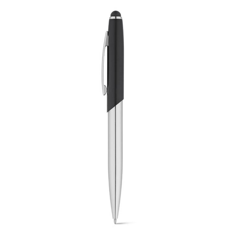 Conjunto de caneta touch roller e esferográfica personalizado - CJC011