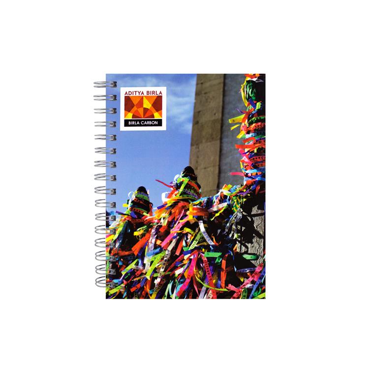 Caderno personalizado com imagem fosco