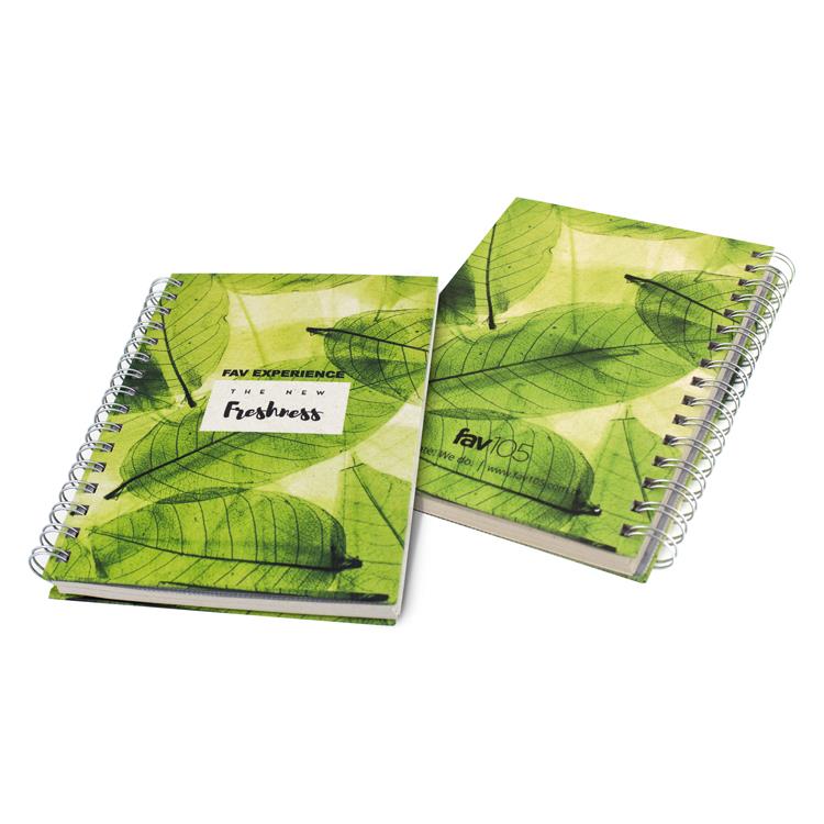 Caderno imagem reciclado personalizado