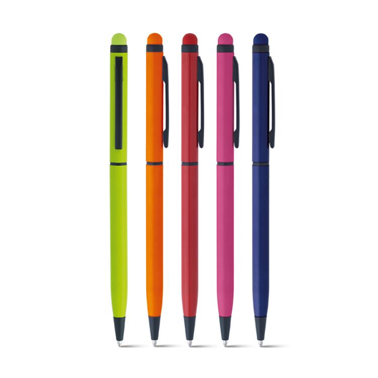 Caneta Touch 2 Em 1 em Alumínio Personalizada