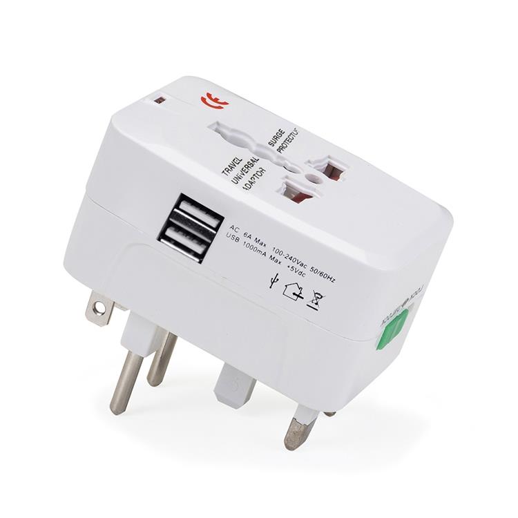 Adaptador de tomada universal USB personalizado - INF230