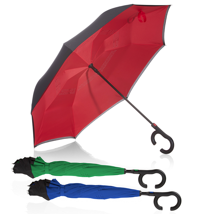 Guarda-chuva invertido personalizado para Eventos - GCH040E