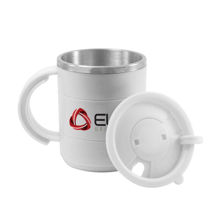 Caneca 450ml inox e resina personalizada