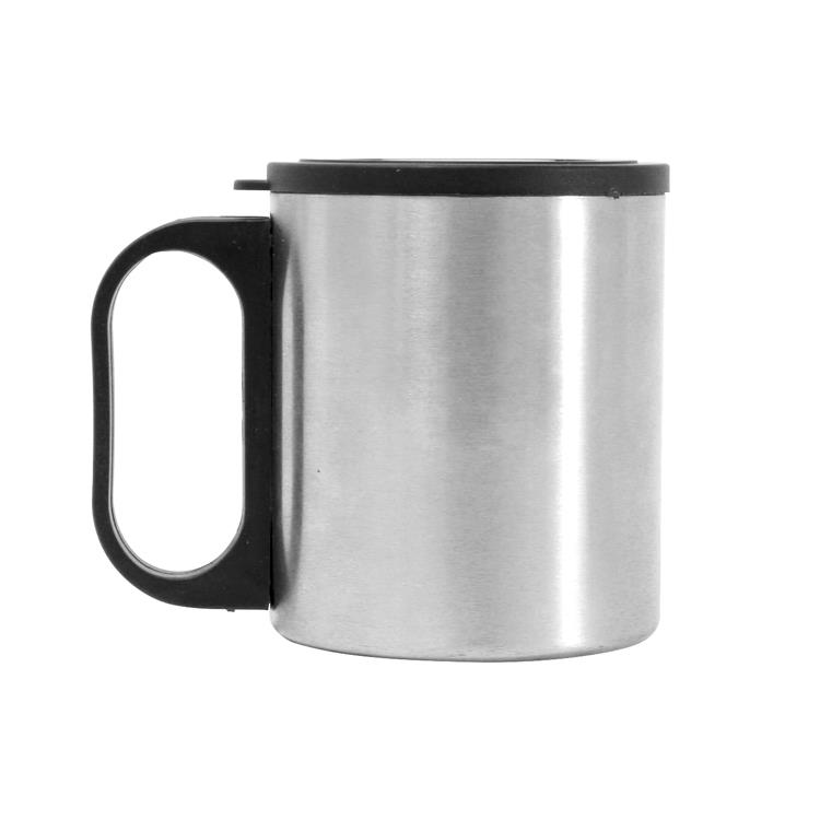 Caneca 180ml inox escovado personalizada