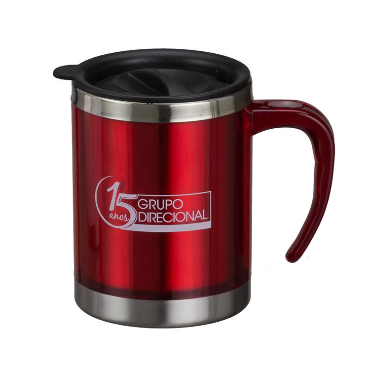 Caneca com tampa personalizada