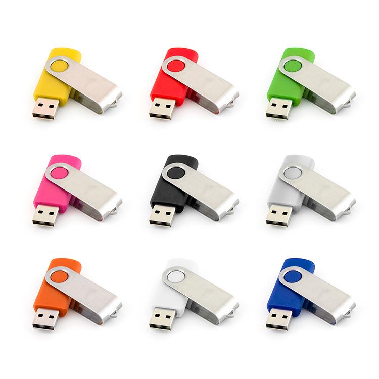 Pen drive disponível em diversas cores personalizado