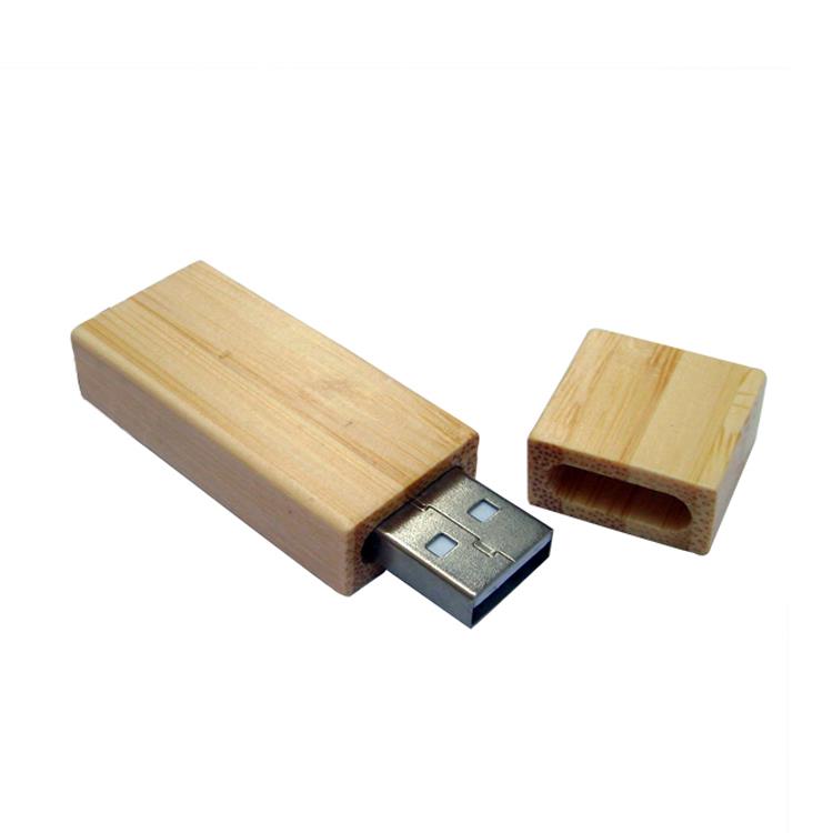 Pen drive em madeira personalizado - PD026