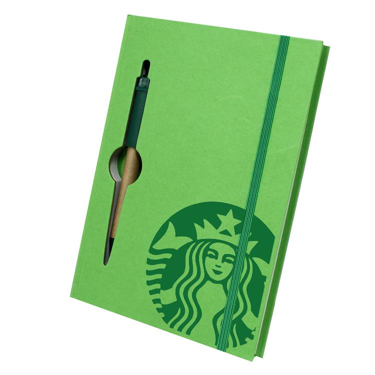Caderno com capa dura personalizado - PRC047