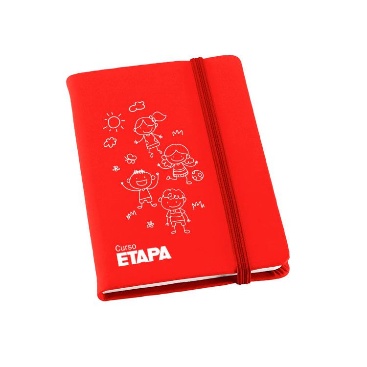 Caderno tipo moleskine personalizado