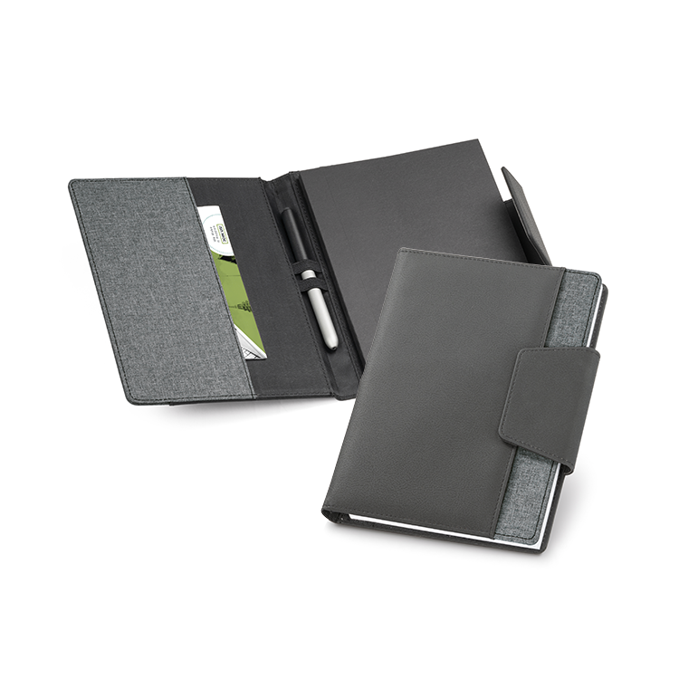 Caderno tipo moleskine personalizado - PRC144