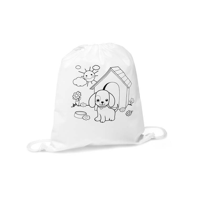 Mochila infantil para colorir personalizada