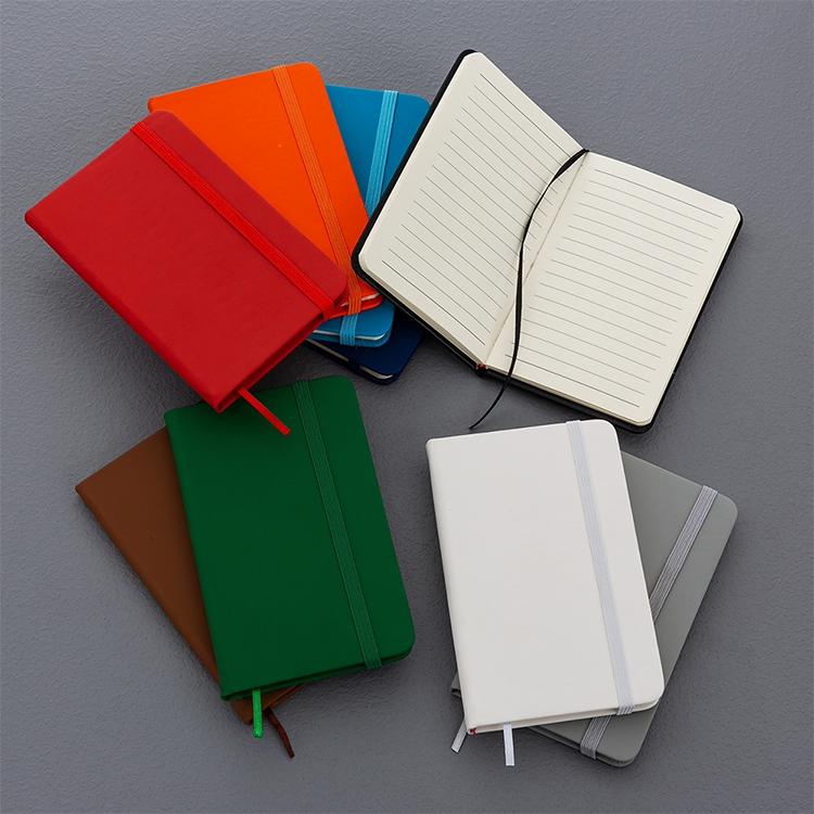 Caderno Tipo Moleskine Emborrachado Personalizado