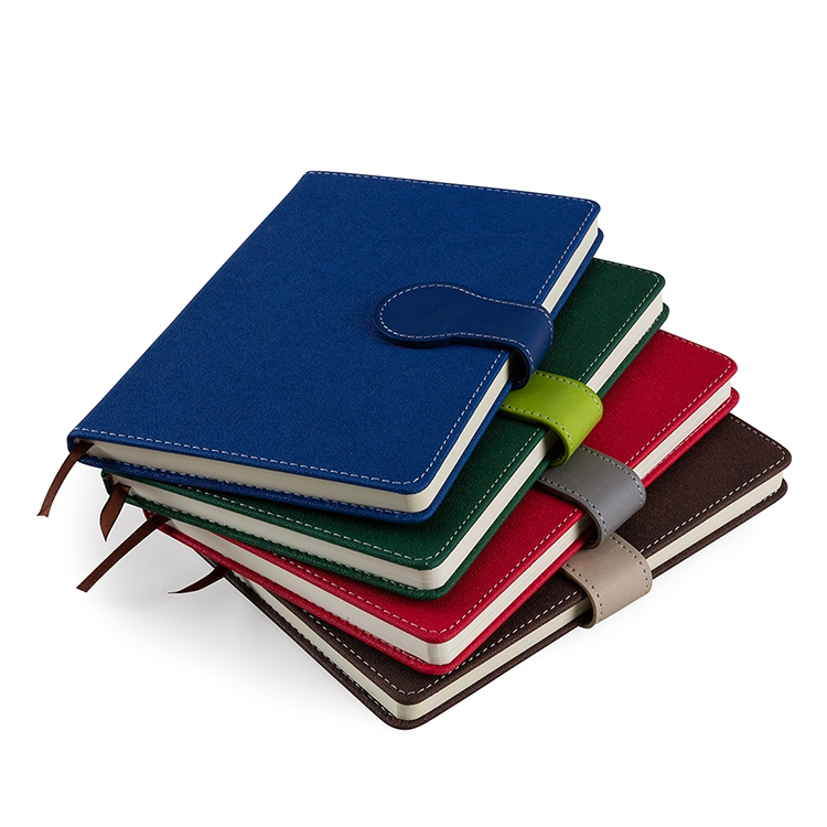 Caderno Tipo Moleskine Capa de Tecido Sintético Textrurizado Personalizado