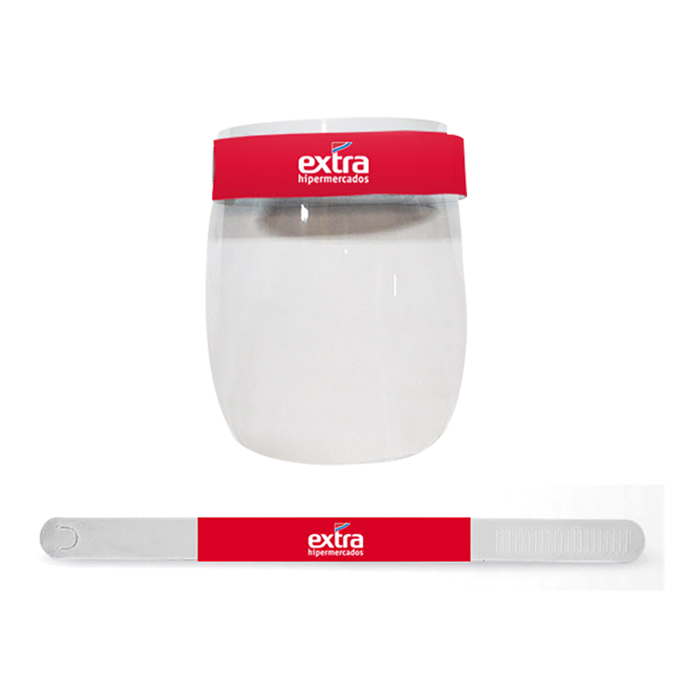 Máscara Face Shield PET personalizada - BD302