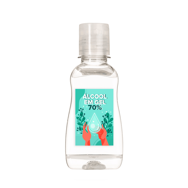 Álcool em Gel 70 100ml personalizado - BD311