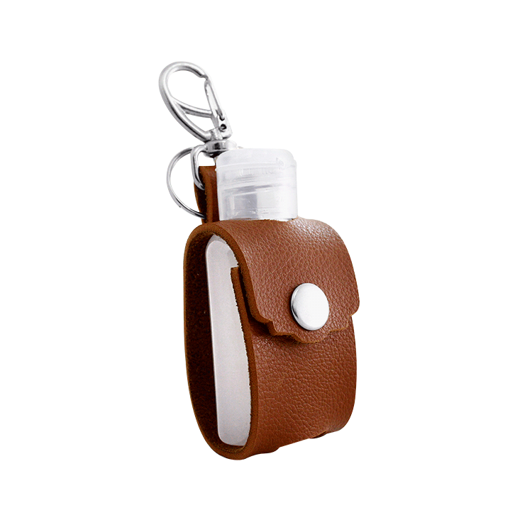 Porta Álcool em Gel personalizado de Couro sintético - BD313