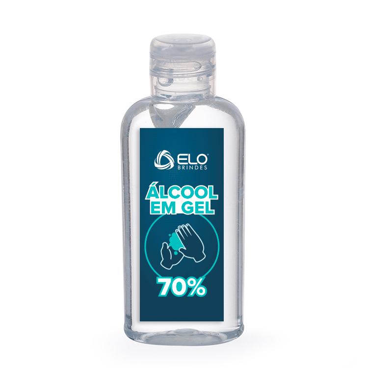 Álcool em Gel 70 60ml personalizado - BD315B