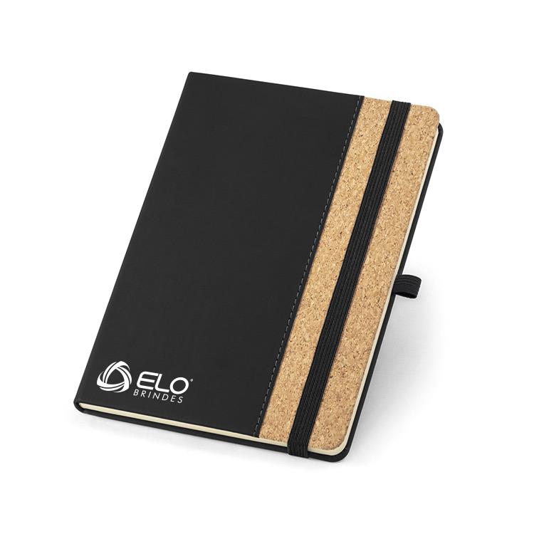 Caderno tipo moleskine personalizado - PRC173
