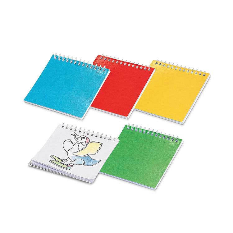 Caderno para colorir personalizado