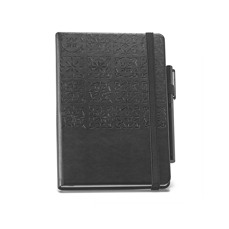 Caderno tipo moleskine Premium personalizado - PRC330