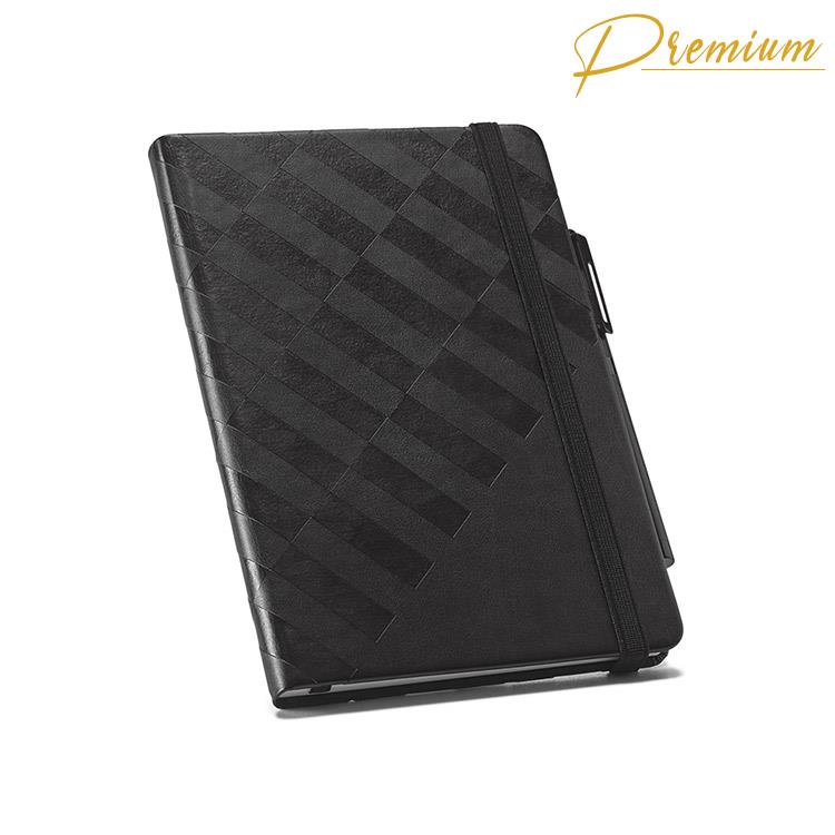 Caderno tipo moleskine Premium personalizado - PRC320