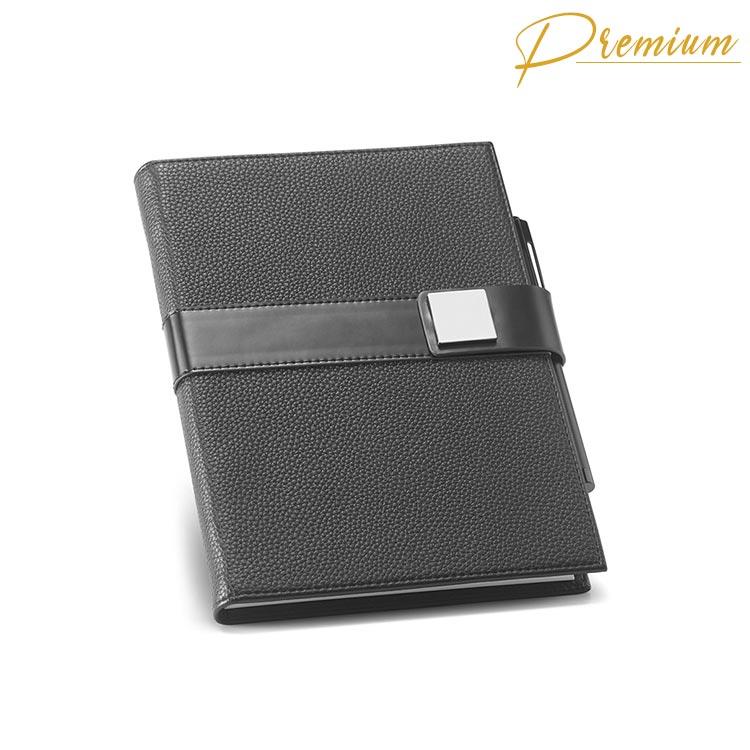 Caderno tipo moleskine Premium personalizado - PRC300