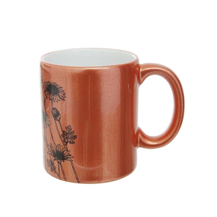 Caneca metalizada perolada personalizada para brinde - C031B