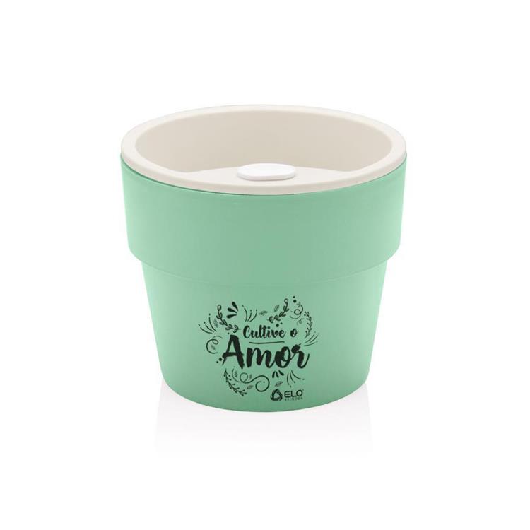 Vaso autoirrigável P personalizado para Dia das Mães