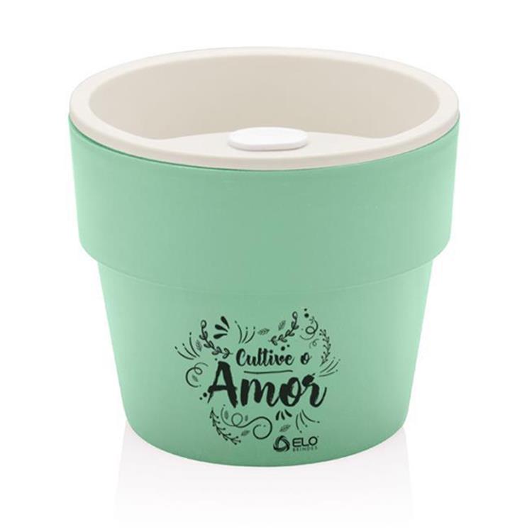 Vaso autoirrigável G personalizado para Dia das Mães