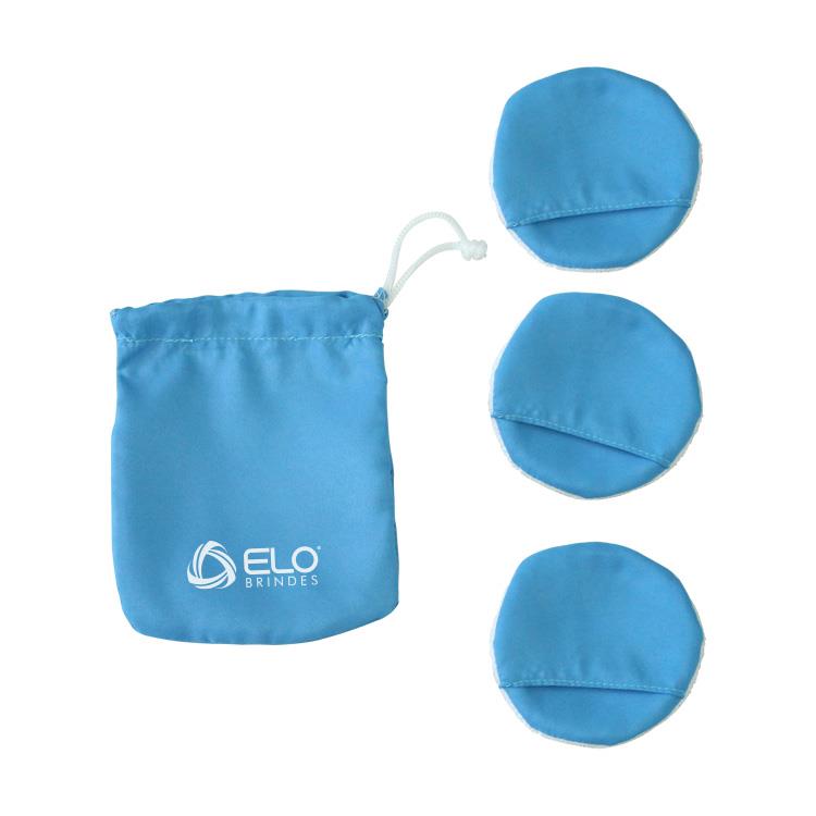 Ecopad ecológico personalizado para limpeza facial - BF060
