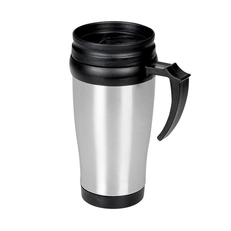 Caneca inox com tampa personalizada