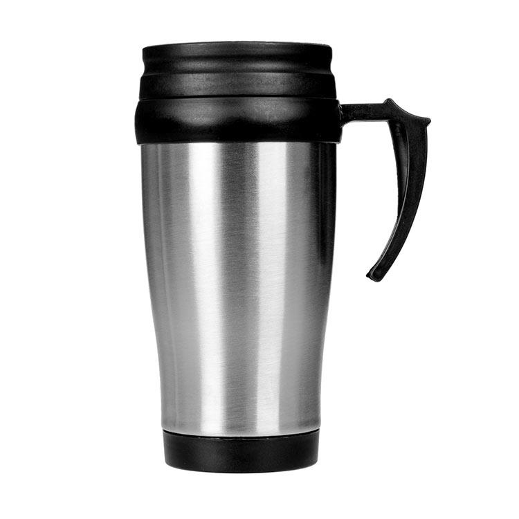 Caneca inox com tampa personalizada