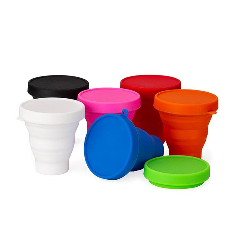Copo de silicone personalizado retrátil - C124