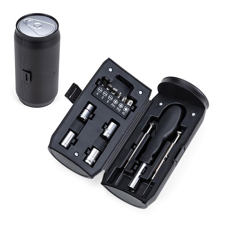 Kit ferramenta em formato de lata personalizado - FR074