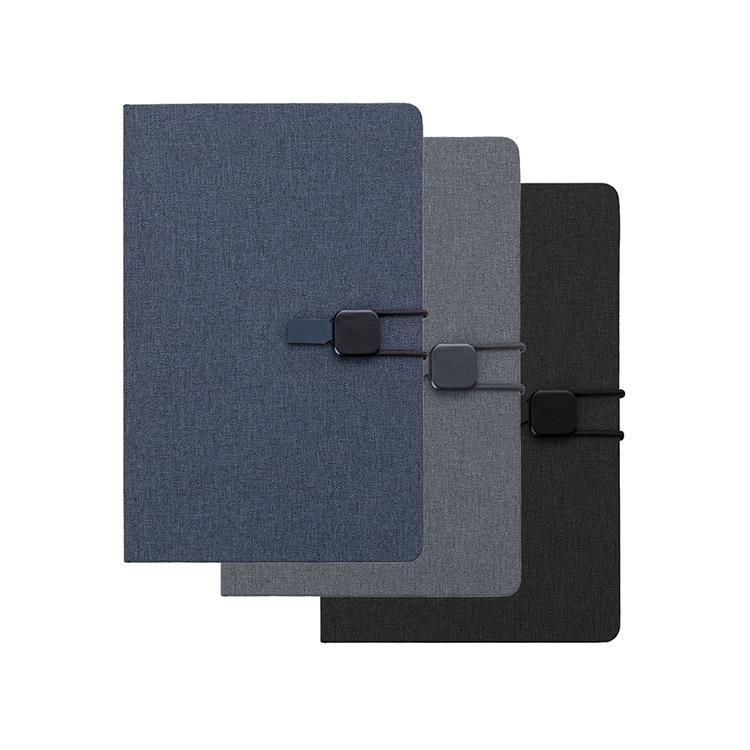 Caderno tipo moleskine personalizado